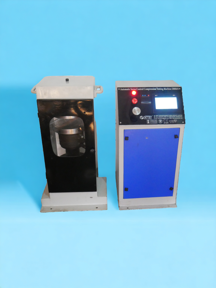fully automatic compression testing machine with pace rate controller